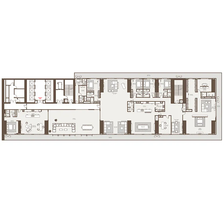 6 bedroom - Floor 1