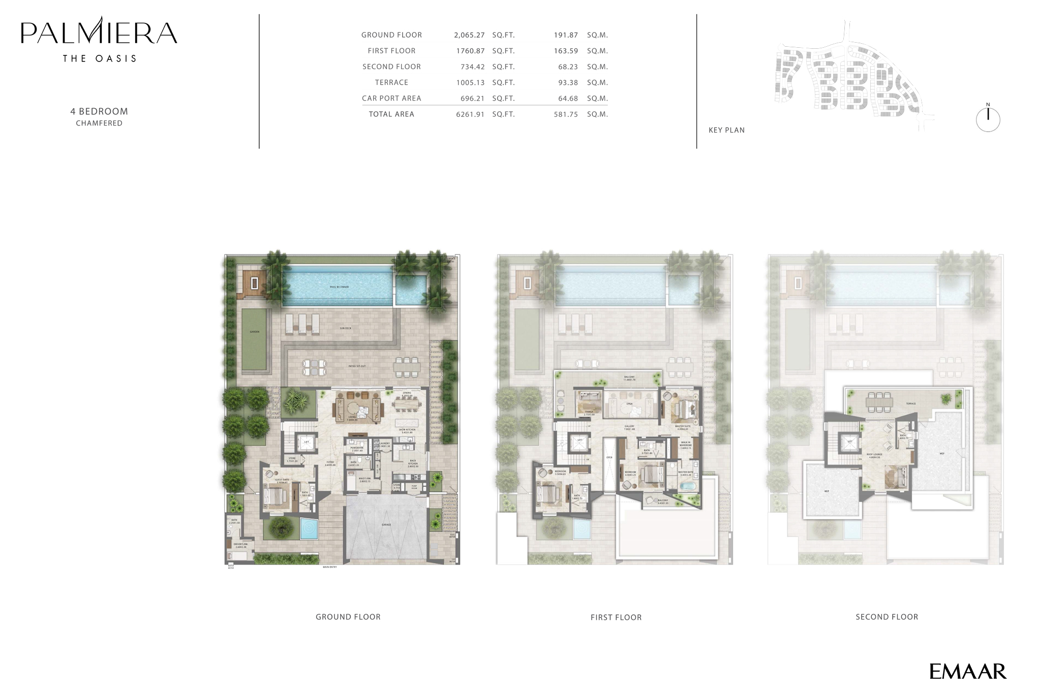 4 bedroom Villa - Floor 1